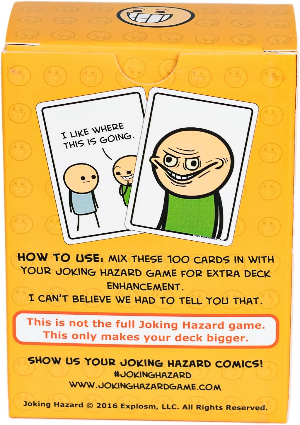 Joking Hazard Deck Pack for Fun Party Games by Cyanide & Happiness, 100 New Hilarious Comic Cards | Perfect for Game Night Quick Pick Grocers
