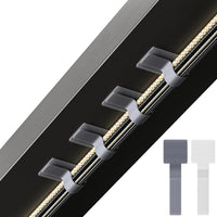 LX IntMfr. Hook and Loop Cable Ties, Self Adhesive Hook and Loop Cable Straps, Sticky-back Cord Organizer, Cable Clip, Household & Office Essentials, 40Pcs per Pack Quick Pick Grocers