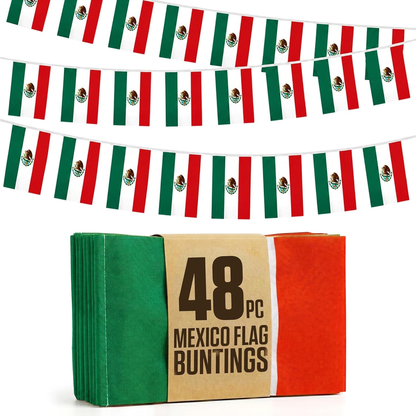 2026 World Cup Flag Bunting String, Double-Sided Polyester Rope 15m - Soccer tournament Bunting Banner for Party Decorations for Tournaments, Garden Streets & Pub Bar Quick Pick Grocers