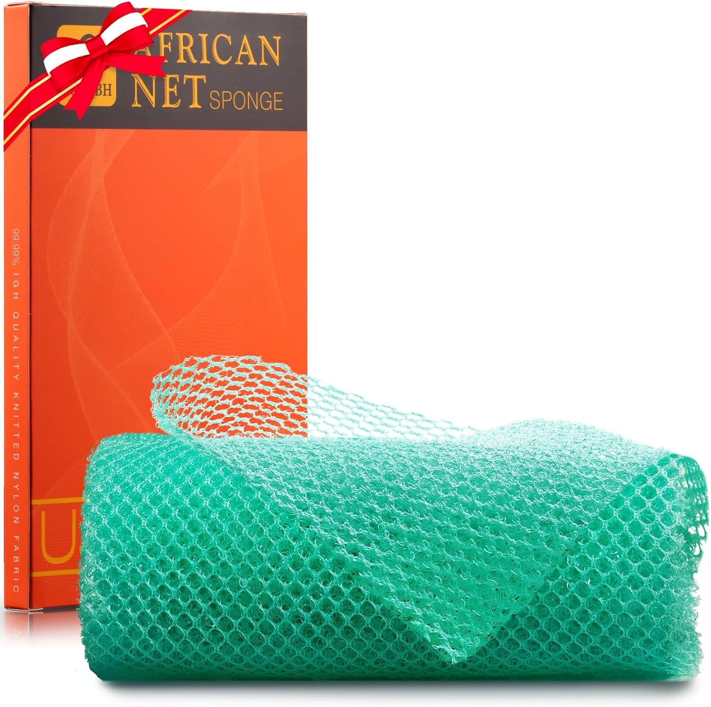 African Bath Sponge African Net Long Net Bath Sponge Exfoliating Shower Body Scrubber Back Scrubber Skin Smoother,Great for Daily Use Quick Pick Grocers