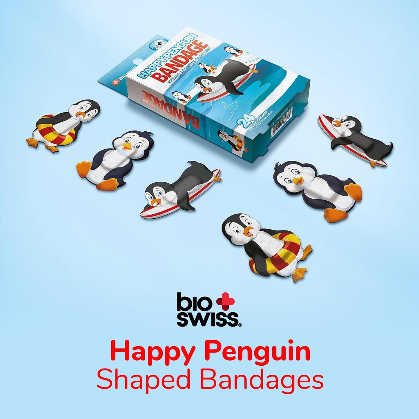 BioSwiss Bandages, Self Adhesive Bandage Set, Latex Free, Sterile Wound Care Quick Pick Grocers