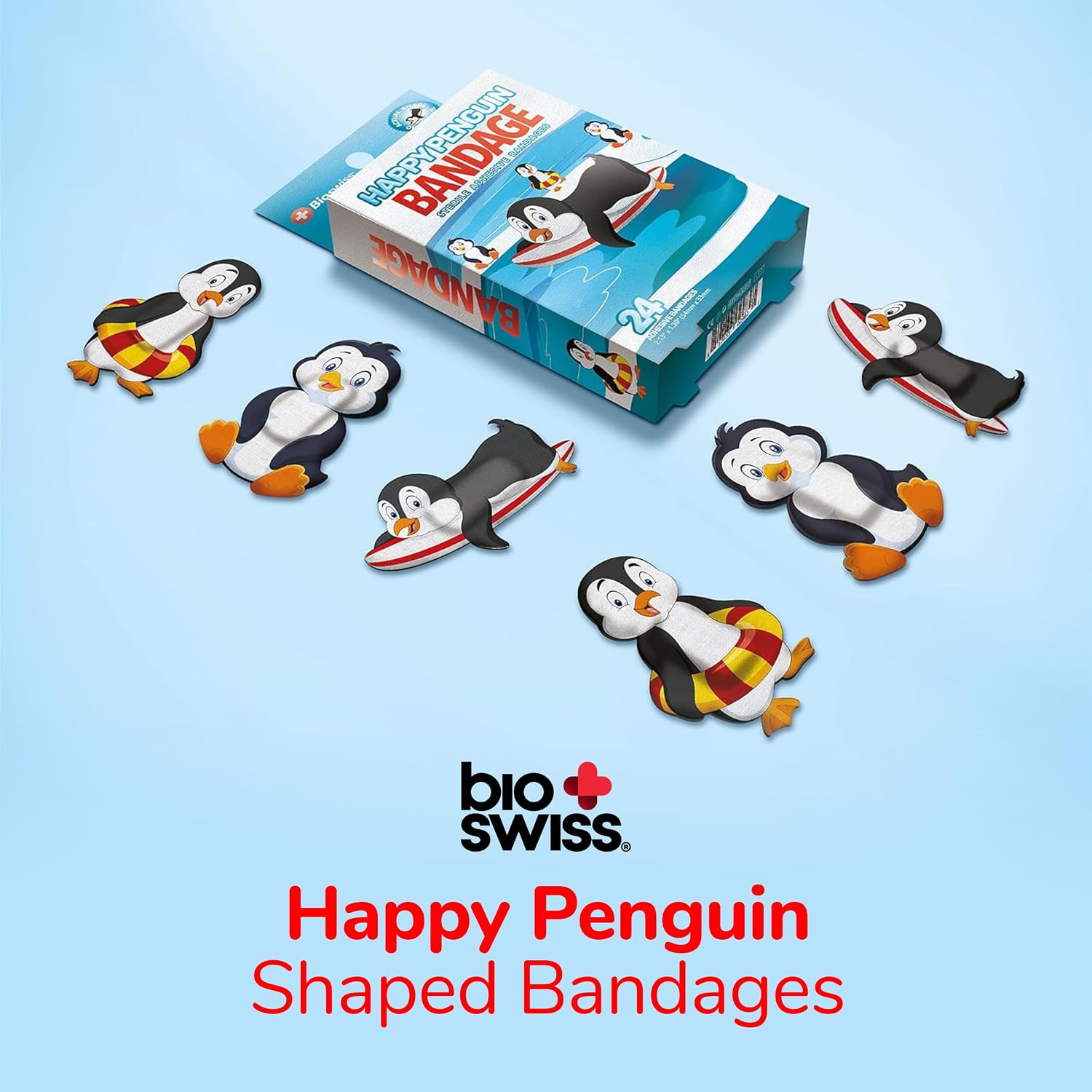 BioSwiss Bandages, Self Adhesive Bandage Set, Latex Free, Sterile Wound Care Quick Pick Grocers