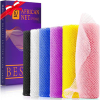 African Bath Sponge African Net Long Net Bath Sponge Exfoliating Shower Body Scrubber Back Scrubber Skin Smoother,Great for Daily Use Quick Pick Grocers