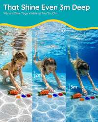 Click to see full view 31Pcs Swim Dive Toys Pool Games Outdoor Water Essential Bath Accessories for Kid Toddler Baby Toy Age 3 4 5 6 7 8 9 10 11 12 Year Old Cool Girl Boy Stuff Fun Summer Gift Quick Pick Grocers