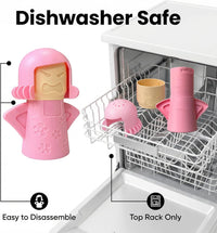 Angry Mom Microwave Cleaner, Mad Mama Microwave Steam Cleaner, Just Add Vinegar and Water, Easily Cleans the Crud in Minutes Quick Pick Grocers