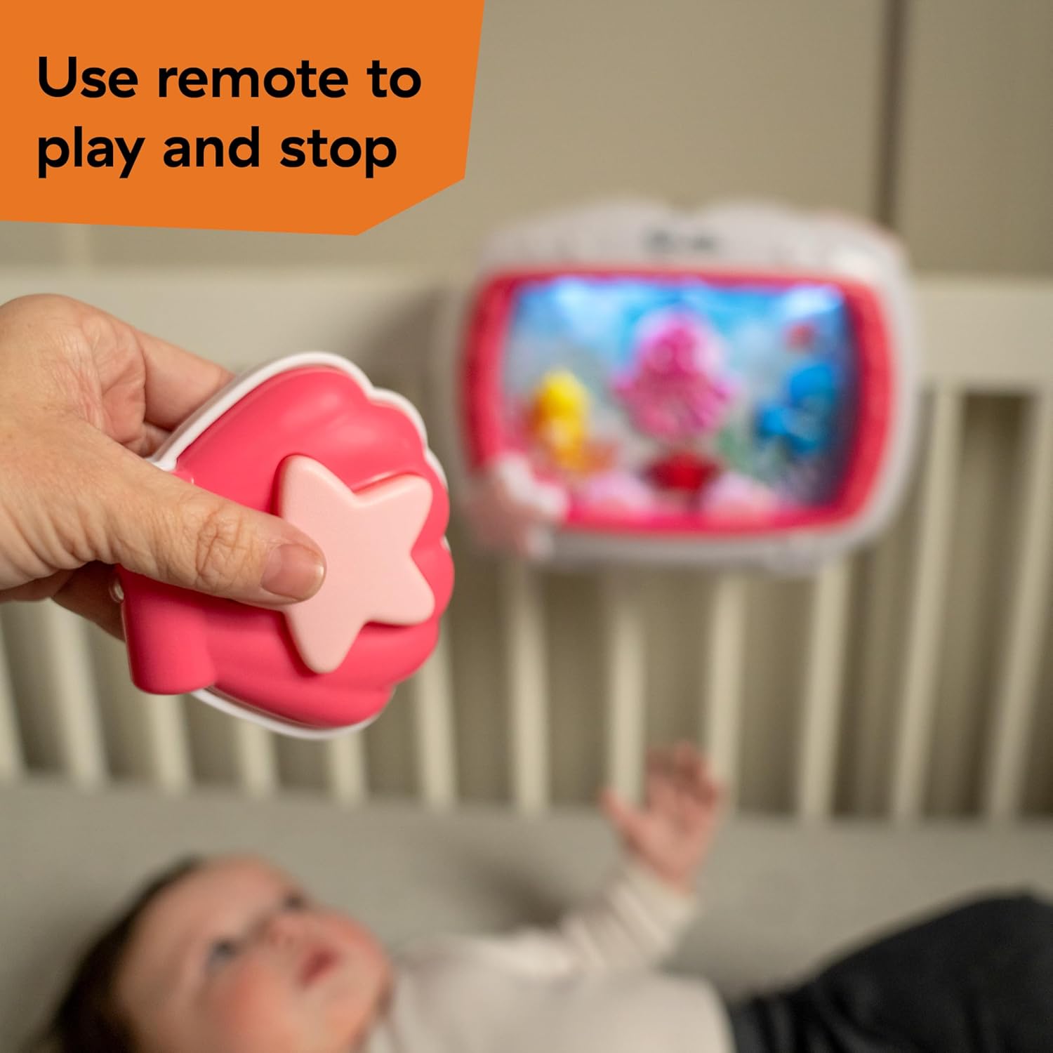 Baby Einstein Sea Dreams Soother Musical Crib Toy and Sound Machine, Newborn and up Quick Pick Grocers