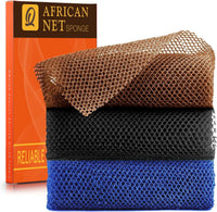 African Bath Sponge African Net Long Net Bath Sponge Exfoliating Shower Body Scrubber Back Scrubber Skin Smoother,Great for Daily Use Quick Pick Grocers