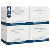 Clean Skin Club Clean Towels XL®, 100% USDA Biobased Face Towel, Disposable Face Towelette, Eczema Association Accepted, Makeup Remover Dry Wipes, Ultra Soft Quick Pick Grocers