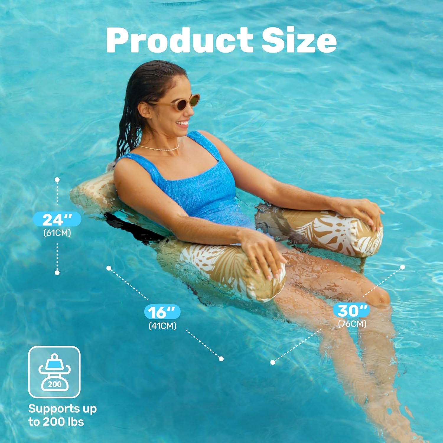 SLOOSH Inflatable Pool Floats Adult,2 Packs Floating Lounge Chairs,Blow up Pool Noodles for Adult Heavy Duty,Floating Chair for Party Summer Water Beach Lake Fun Quick Pick Grocers