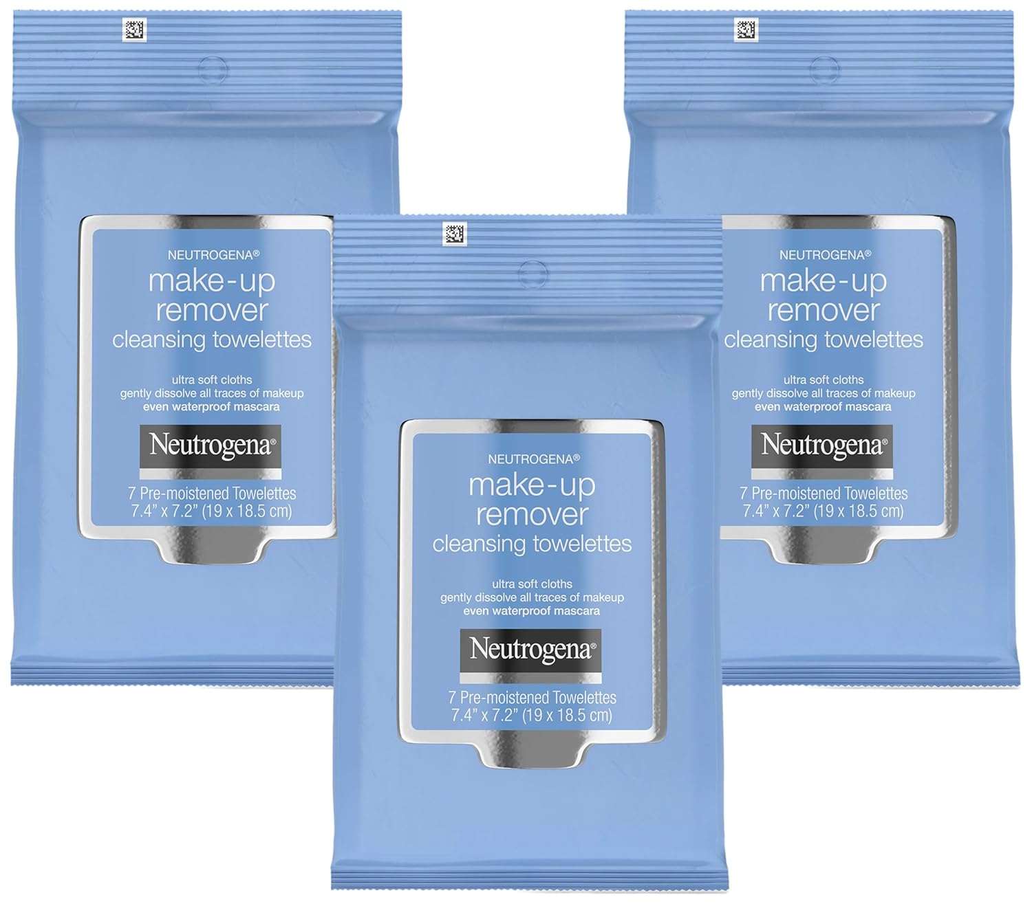 Neutrogena Make-Up Remover Cleansing Towelettes, 7 Count (Pack of 3) Quick Pick Grocers