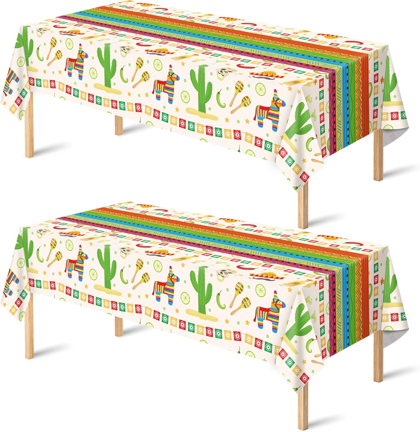 Soccer Party Decorations - 2 PCS Soccer Tablecloth | 2026 World Soccer Cup Merchandise Birthday Party Decorations - Soccer Party Favors Accessories Supplies for Indoor Outdoor Decor Quick Pick Grocers