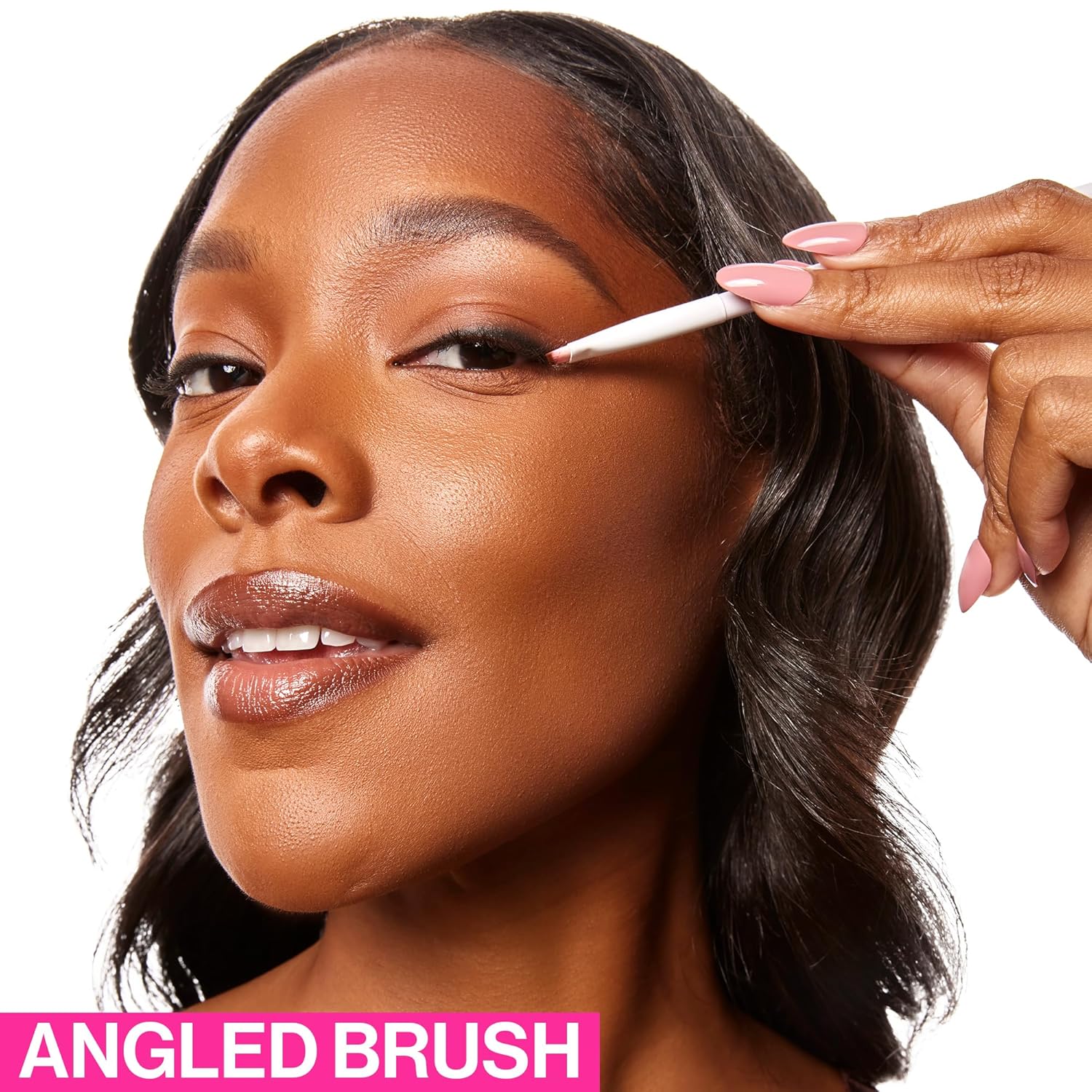 Wet n Wild Angled brush, Foundation Makeup Blending Brush, Ultra-Thin Precision, Ergonomic Handle (Pack of 2) Quick Pick Grocers