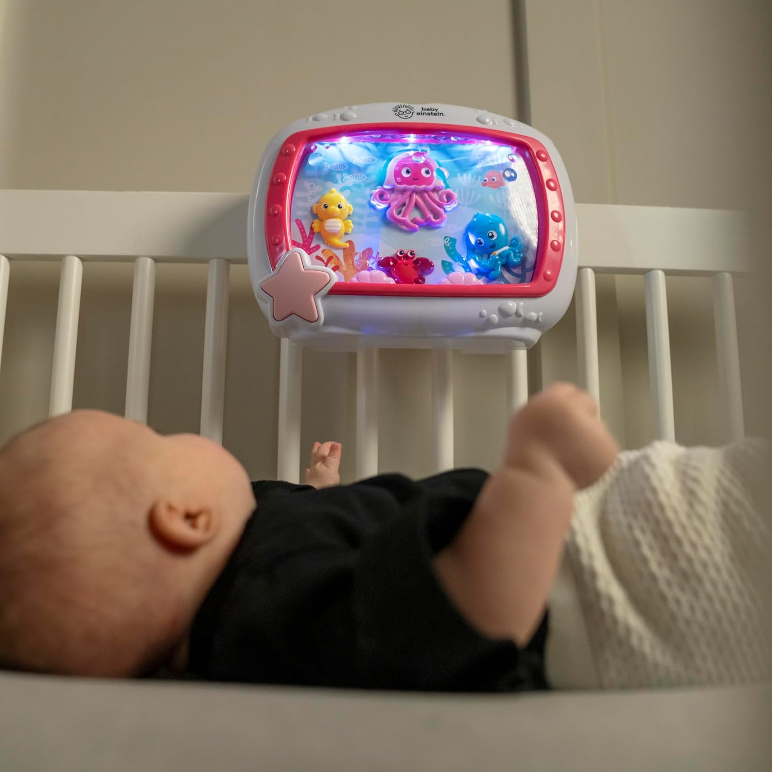 Baby Einstein Sea Dreams Soother Musical Crib Toy and Sound Machine, Newborn and up Quick Pick Grocers