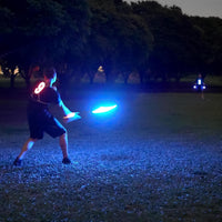 TOSY Flying Disc - 108 RGB Multicolor or 36 Monocolor LEDs, Super Bright, Smart Modes, Easter Basket Stuffers Gift, Camping Toy for Kid/Teen/Adult, Auto Light Up, Rechargeable, Waterproof, 175g Quick Pick Grocers