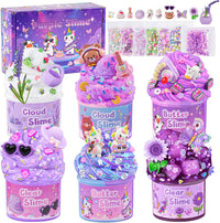 Cloud Slime kit for Girls Ages 8-12, Toys for Girls and Boys, for Kids Slime Set Party kit Goodie Bag Stuffers, 4 5 6 7 8 9 10 Year Old Girl Birthday Gift Cute Stuff Quick Pick Grocers