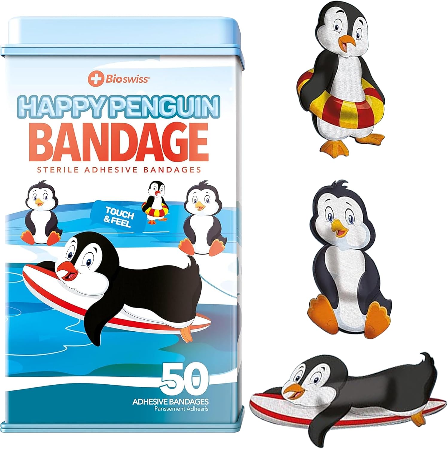 BioSwiss Bandages, Self Adhesive Bandage Set, Latex Free, Sterile Wound Care Quick Pick Grocers