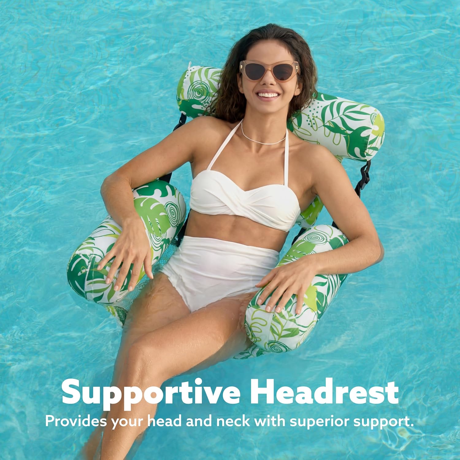 SLOOSH Inflatable Pool Floats Adult,2 Packs Floating Lounge Chairs,Blow up Pool Noodles for Adult Heavy Duty,Floating Chair for Party Summer Water Beach Lake Fun Quick Pick Grocers