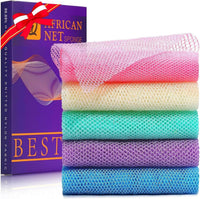 African Bath Sponge African Net Long Net Bath Sponge Exfoliating Shower Body Scrubber Back Scrubber Skin Smoother,Great for Daily Use Quick Pick Grocers