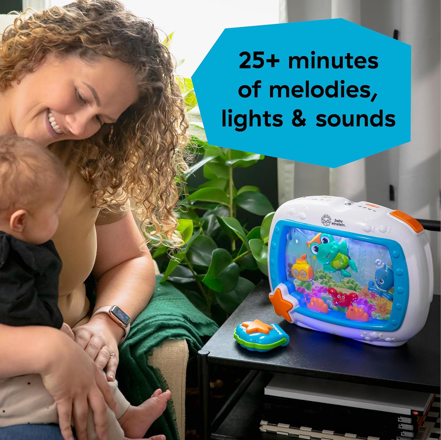 Baby Einstein Sea Dreams Soother Musical Crib Toy and Sound Machine, Newborn and up Quick Pick Grocers