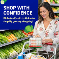 Magnetic Kitchen & Health Reference Cheat Sheet Booklet Quick Pick Grocers