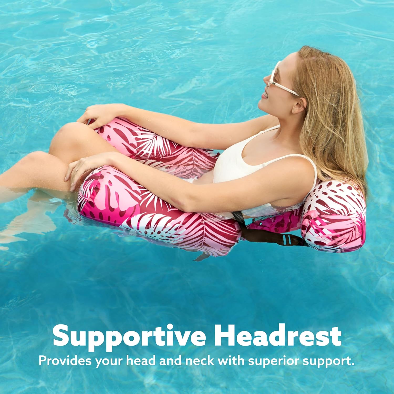 SLOOSH Inflatable Pool Floats Adult,2 Packs Floating Lounge Chairs,Blow up Pool Noodles for Adult Heavy Duty,Floating Chair for Party Summer Water Beach Lake Fun Quick Pick Grocers