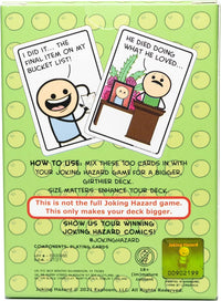 Joking Hazard Deck Pack for Fun Party Games by Cyanide & Happiness, 100 New Hilarious Comic Cards | Perfect for Game Night Quick Pick Grocers