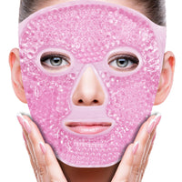 ZNÖCUETÖD Cold Face Eye Mask Ice Pack Reduce Facial Puff, Dark Circles, Hot Cold Compress Pack, Face SPA Gift for Woman Sleeping, Pressure, Headaches, Skin Care, Post Laser Cosmetic Care, Reversible Quick Pick Grocers