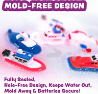 Tub Works® Bugs™ Light Up Bath Toys, 6 Pack | Water-Activated Light Up Toys Flash & Change Color | Easy-Grip Baby Girl & Toddler Bath Toys | Sensory Bathtub Toys with Bath Lights Quick Pick Grocers