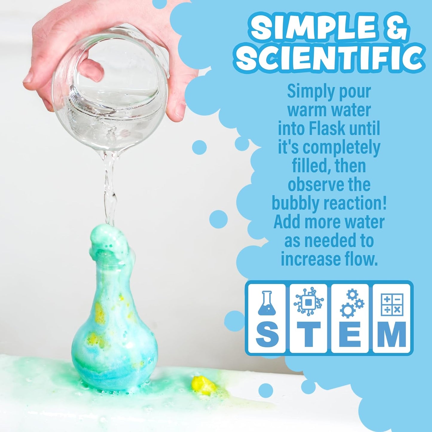 Tub Works® Kids Bath Bomb Potion™ Bath Toy, Variety 6 Pack | Nontoxic | Fizzes, Foams & Bubbles with an Eruption of Color | Interactive Bath Bombs | Fun Science Toddler Bath Toys Quick Pick Grocers