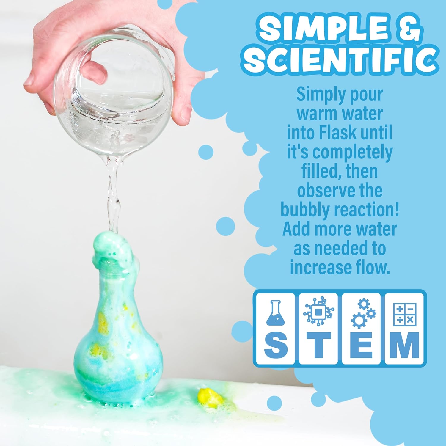 Tub Works® Kids Bath Bomb Potion™ Bath Toy, Variety 6 Pack | Nontoxic | Fizzes, Foams & Bubbles with an Eruption of Color | Interactive Bath Bombs | Fun Science Toddler Bath Toys Quick Pick Grocers