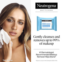 Neutrogena Fragrance-Free Makeup Remover Wipes Singles, Individually Wrapped Face Towelettes, Gently Remove Dirt, Oil, Waterproof Mascara & Makeup, Alcohol-Free Daily Face Wipes for Travel, 20 ct Quick Pick Grocers