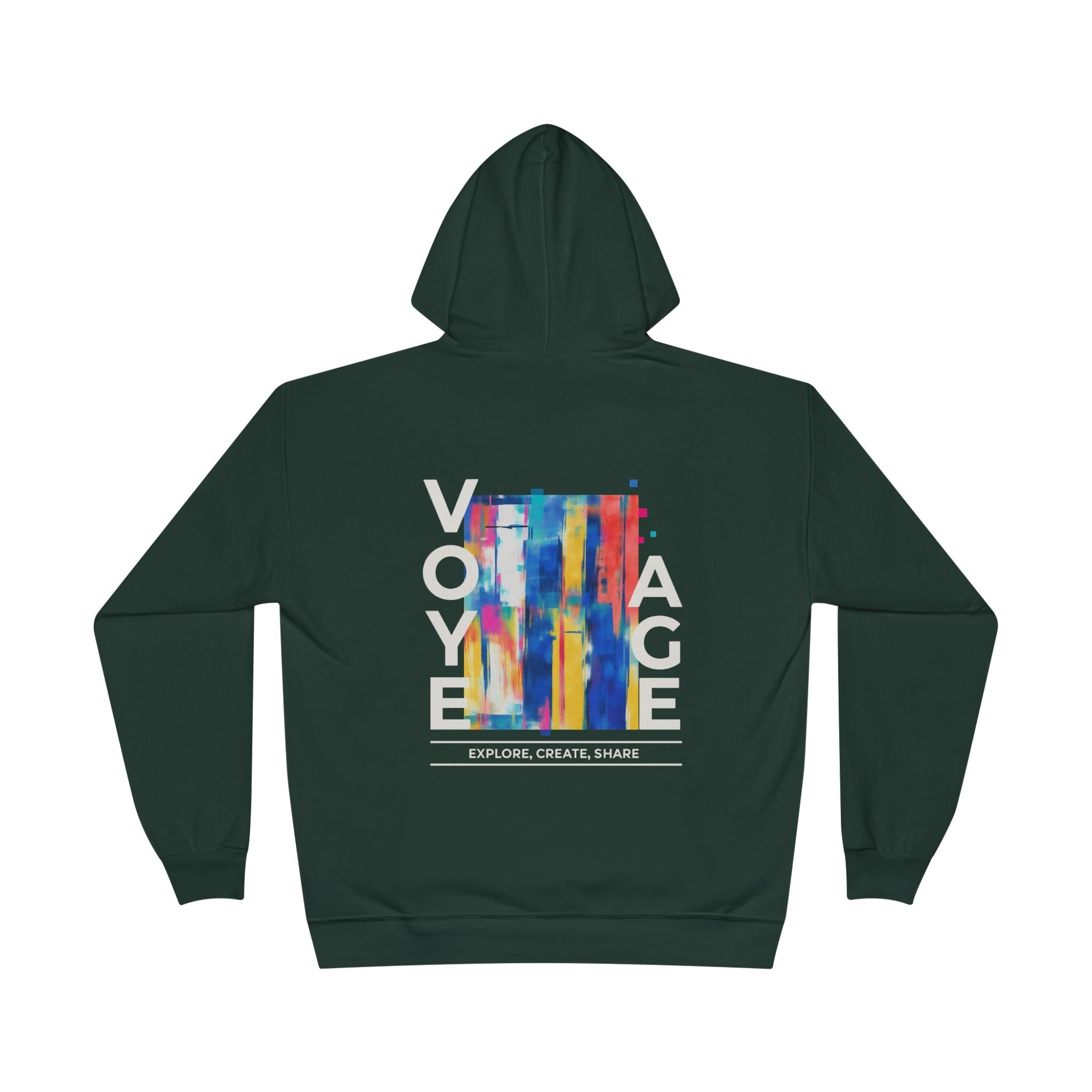 Eco-Friendly Pullover Hoodie - Modern Sustainable Design Printify