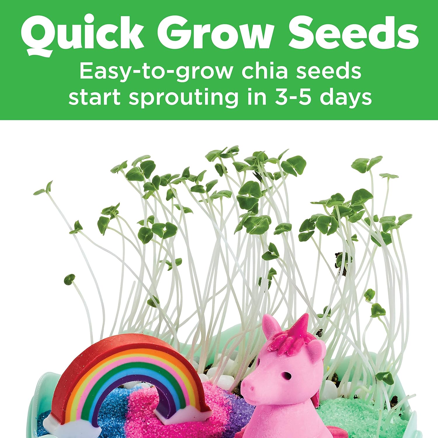 Creativity for Kids Mini Garden: Gifts for Girls, Crafts and Toys, Stocking Stuffers for Kids (Ages 6+) Quick Pick Grocers
