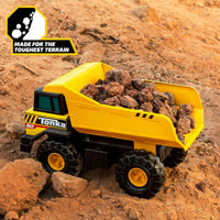 Tonka Steel Classics Mighty Dump Truck - Made with Steel & Sturdy Plastic, Yellow Toy Construction Truck, Boys and Girls, Kids, Toddlers, Ages 3+ Quick Pick Grocers