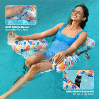 SLOOSH Inflatable Pool Floats Adult,2 Packs Floating Lounge Chairs,Blow up Pool Noodles for Adult Heavy Duty,Floating Chair for Party Summer Water Beach Lake Fun Quick Pick Grocers