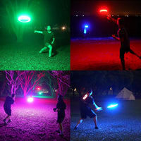 TOSY Flying Disc - 108 RGB Multicolor or 36 Monocolor LEDs, Super Bright, Smart Modes, Easter Basket Stuffers Gift, Camping Toy for Kid/Teen/Adult, Auto Light Up, Rechargeable, Waterproof, 175g Quick Pick Grocers
