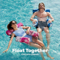 SLOOSH Inflatable Pool Floats Adult,2 Packs Floating Lounge Chairs,Blow up Pool Noodles for Adult Heavy Duty,Floating Chair for Party Summer Water Beach Lake Fun Quick Pick Grocers
