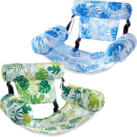 SLOOSH Inflatable Pool Floats Adult,2 Packs Floating Lounge Chairs,Blow up Pool Noodles for Adult Heavy Duty,Floating Chair for Party Summer Water Beach Lake Fun Quick Pick Grocers