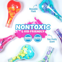 Tub Works® Kids Bath Bomb Potion™ Bath Toy, Variety 6 Pack | Nontoxic | Fizzes, Foams & Bubbles with an Eruption of Color | Interactive Bath Bombs | Fun Science Toddler Bath Toys Quick Pick Grocers