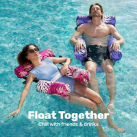 SLOOSH Inflatable Pool Floats Adult,2 Packs Floating Lounge Chairs,Blow up Pool Noodles for Adult Heavy Duty,Floating Chair for Party Summer Water Beach Lake Fun Quick Pick Grocers