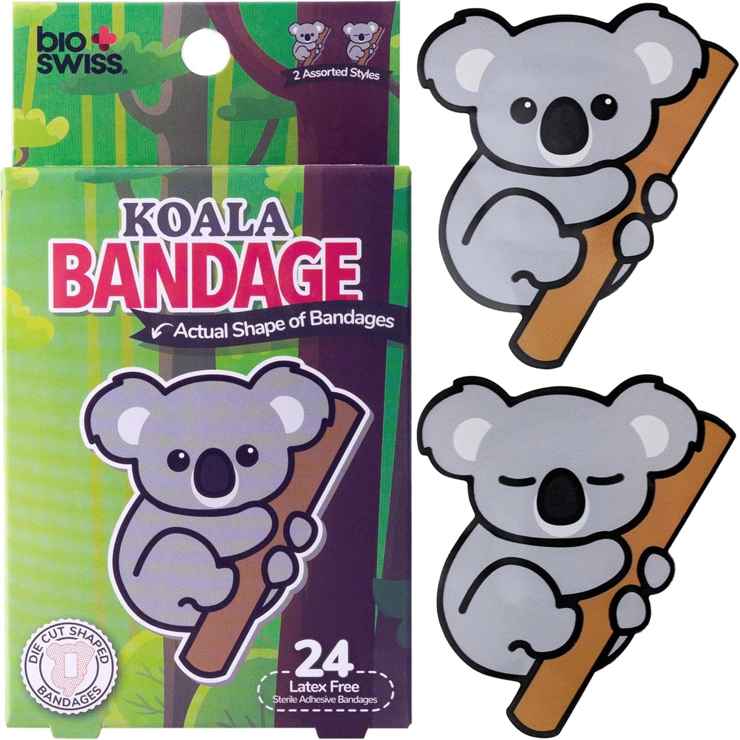 BioSwiss Bandages, Self Adhesive Bandage Set, Latex Free, Sterile Wound Care Quick Pick Grocers