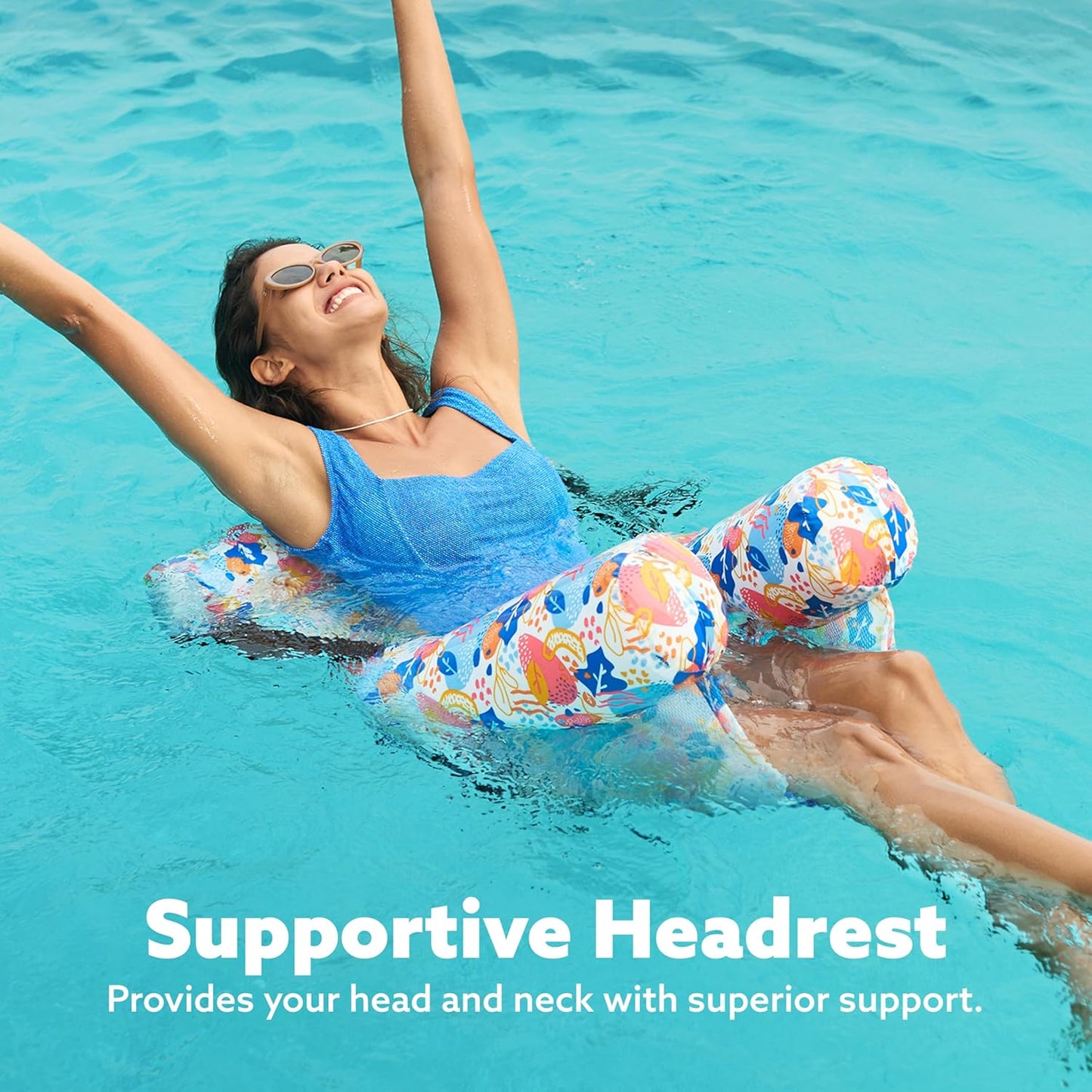 SLOOSH Inflatable Pool Floats Adult,2 Packs Floating Lounge Chairs,Blow up Pool Noodles for Adult Heavy Duty,Floating Chair for Party Summer Water Beach Lake Fun Quick Pick Grocers