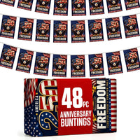 2026 World Cup Flag Bunting String, Double-Sided Polyester Rope 15m - Soccer tournament Bunting Banner for Party Decorations for Tournaments, Garden Streets & Pub Bar Quick Pick Grocers