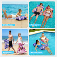SLOOSH Inflatable Pool Floats Adult,2 Packs Floating Lounge Chairs,Blow up Pool Noodles for Adult Heavy Duty,Floating Chair for Party Summer Water Beach Lake Fun Quick Pick Grocers