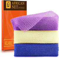African Bath Sponge African Net Long Net Bath Sponge Exfoliating Shower Body Scrubber Back Scrubber Skin Smoother,Great for Daily Use Quick Pick Grocers