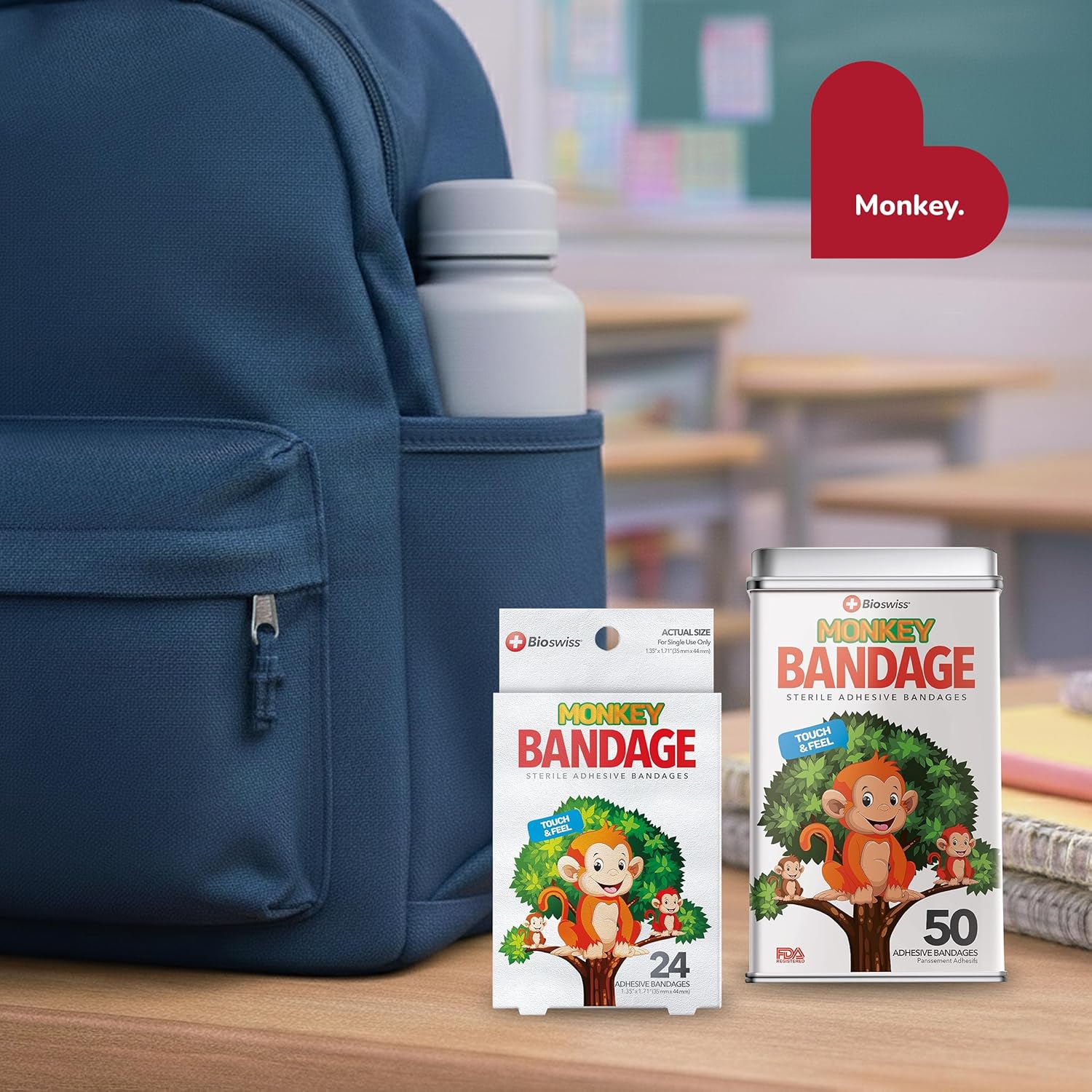 BioSwiss Bandages, Self Adhesive Bandage Set, Latex Free, Sterile Wound Care Quick Pick Grocers
