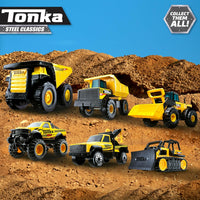 Tonka Steel Classics Mighty Dump Truck - Made with Steel & Sturdy Plastic, Yellow Toy Construction Truck, Boys and Girls, Kids, Toddlers, Ages 3+ Quick Pick Grocers