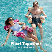 SLOOSH Inflatable Pool Floats Adult,2 Packs Floating Lounge Chairs,Blow up Pool Noodles for Adult Heavy Duty,Floating Chair for Party Summer Water Beach Lake Fun Quick Pick Grocers