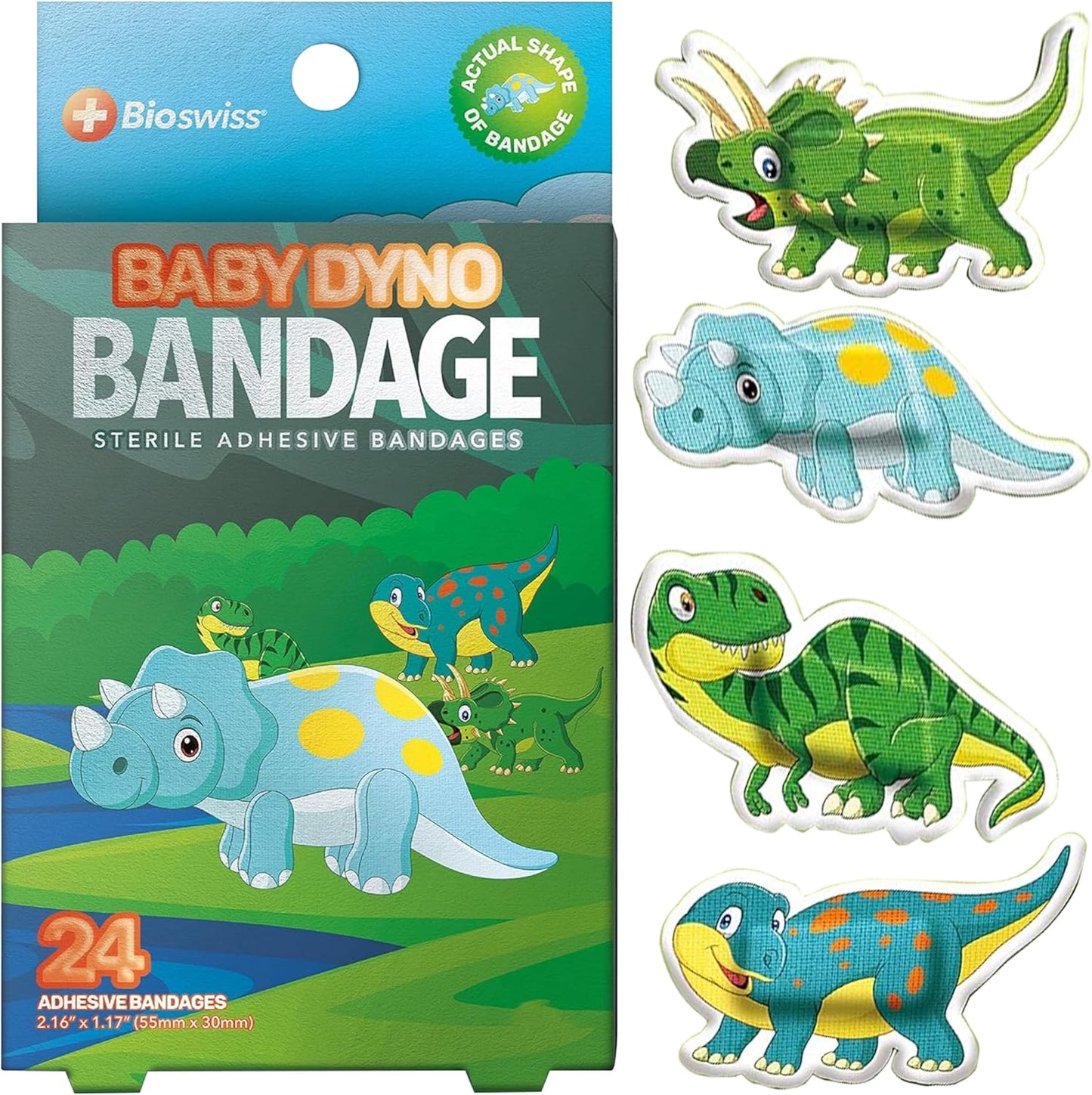 BioSwiss Bandages, Self Adhesive Bandage Set, Latex Free, Sterile Wound Care Quick Pick Grocers