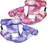 SLOOSH Inflatable Pool Floats Adult,2 Packs Floating Lounge Chairs,Blow up Pool Noodles for Adult Heavy Duty,Floating Chair for Party Summer Water Beach Lake Fun Quick Pick Grocers